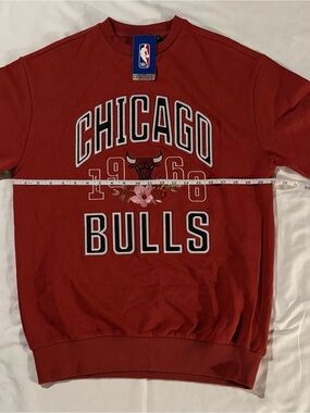 NBA Chicago Bulls Red Crewneck Sweatshirt